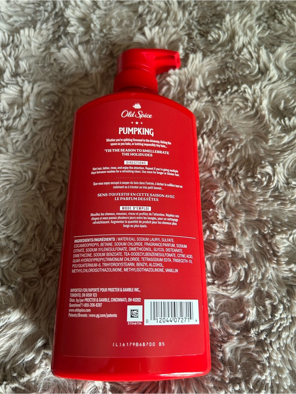Pumpking Kids Body Wash & Shampoo - Red